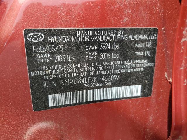 2019 HYUNDAI ELANTRA SE - 5NPD84LF2KH466097