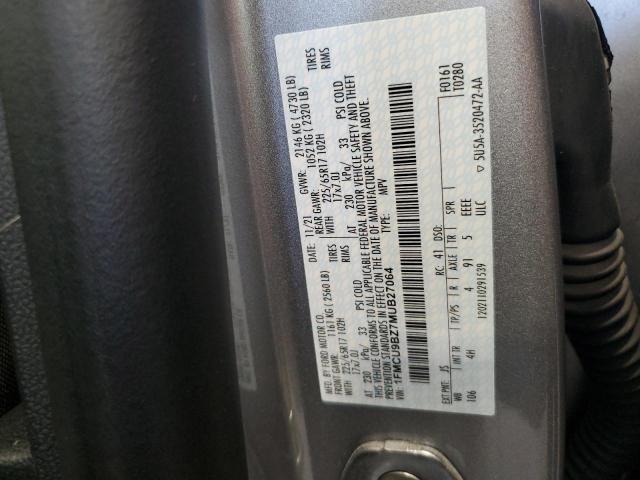 2021 FORD ESCAPE SE - 1FMCU9BZ7MUB27064