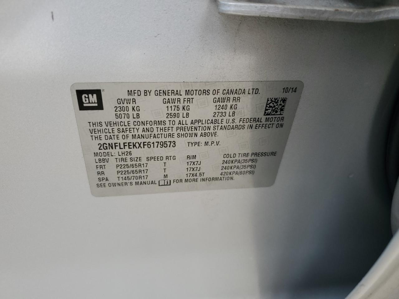 CHEVROLET EQUINOX LT