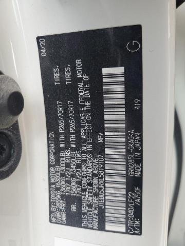 2020 TOYOTA 4RUNNER SR5/SR5 PREMIUM JTEBU5JRXL5819107