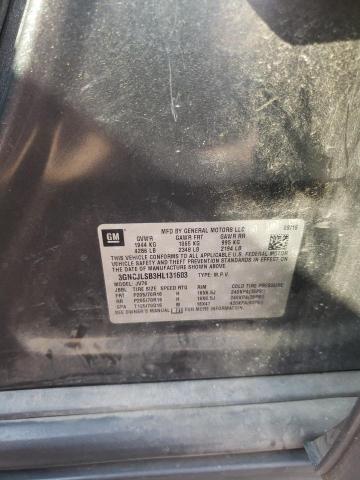 2017 CHEVROLET TRAX 1LT - 3GNCJLSB3HL131603