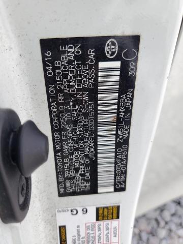 2016 TOYOTA PRIUS JTDKARFU1G3015751