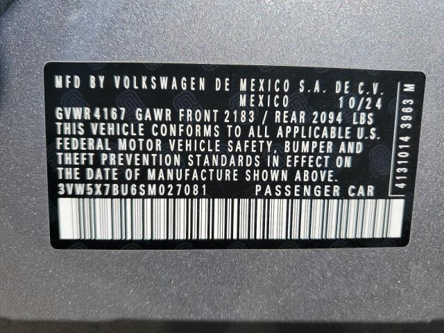 2025 VOLKSWAGEN JETTA S #3235774894