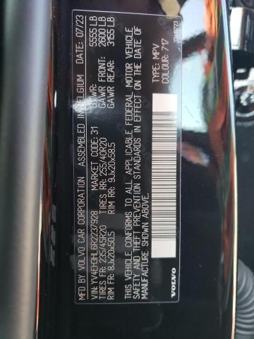 2024 VOLVO XC40 RECHA YV4EH3HL6R2237928