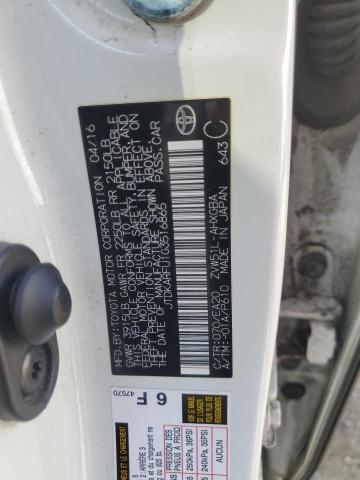 2016 TOYOTA PRIUS JTDKARFU1G3516865
