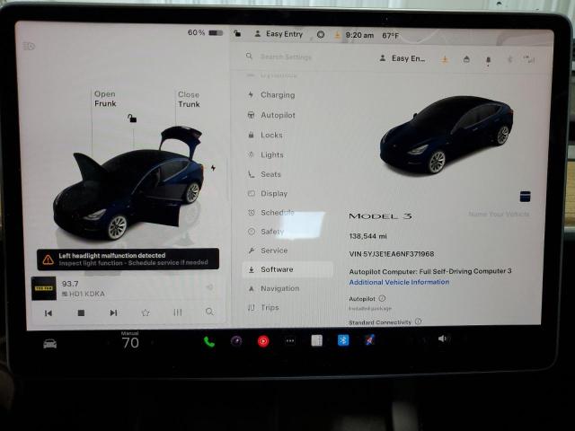 2022 TESLA MODEL 3 - 5YJ3E1EA6NF371968
