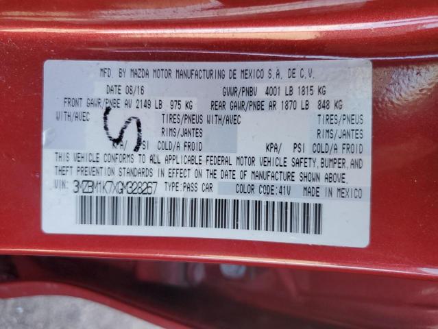 2016 MAZDA 3 SPORT - 3MZBM1K7XGM328267