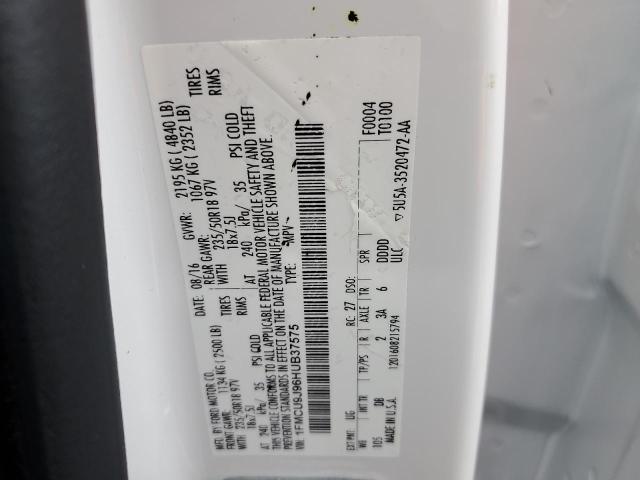 2017 FORD ESCAPE TIT 1FMCU9J96HUB37575