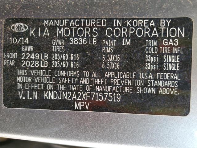 2015 KIA SOUL - KNDJN2A2XF7157519