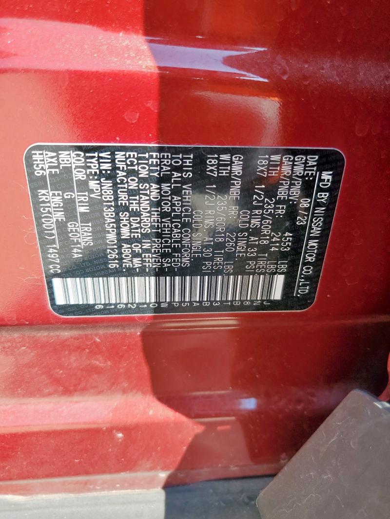 2023 NISSAN ROGUE SV JN8BT3BA5PW012616