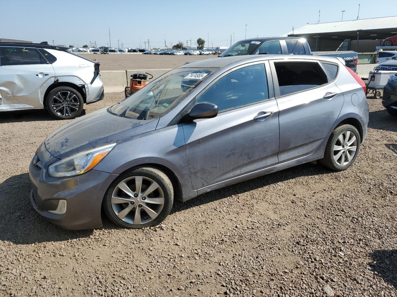 Lot #3230377654 2014 HYUNDAI ACCENT GLS