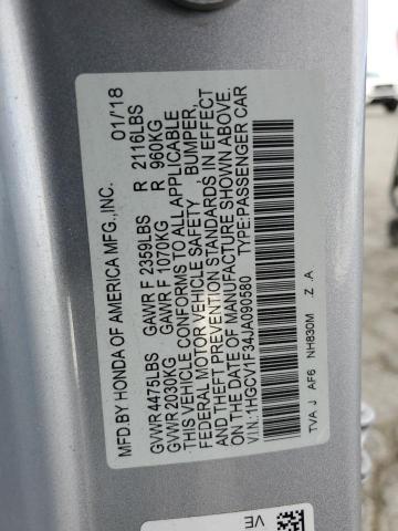 2018 HONDA ACCORD SPO 1HGCV1F34JA090580