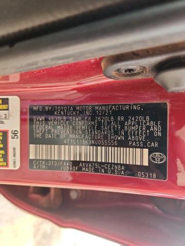 2022 TOYOTA CAMRY LE - 4T1C11BK9NU055556