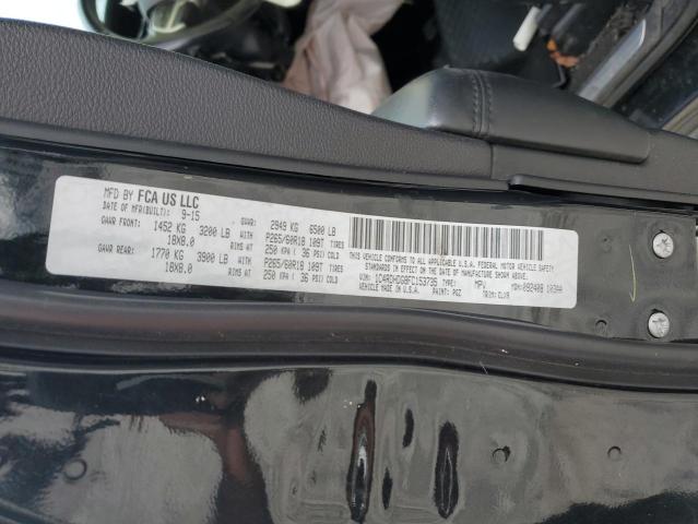 2015 DODGE DURANGO LIMITED 1C4RDHDG8FC153735