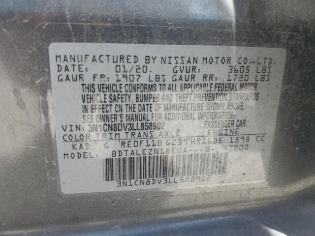 2020 NISSAN VERSA S - 3N1CN8DV3LL858902