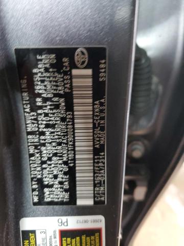 2013 TOYOTA CAMRY HYBR - 4T1BD1FK9DU084793