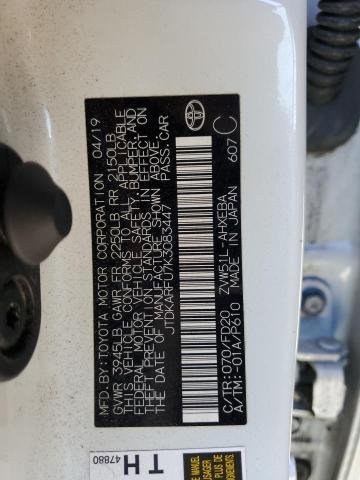 2019 TOYOTA PRIUS #3280587382