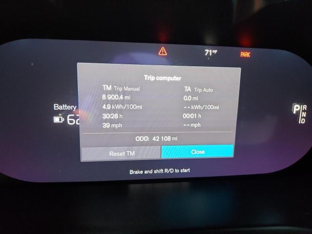 2023 VOLVO C40 RECHAR YV4ED3GM1P2055833