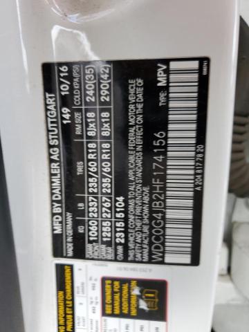 2017 MERCEDES-BENZ GLC 300 WDC0G4JB2HF174156