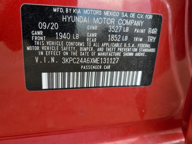 2021 HYUNDAI ACCENT SE #3312059381