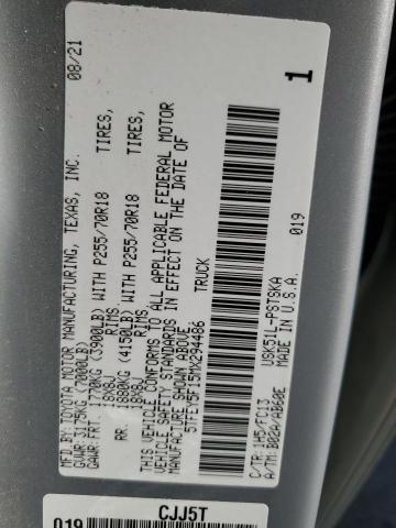 2021 TOYOTA TUNDRA CRE - 5TFEY5F15MX294486