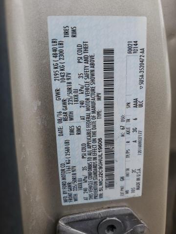 2017 LINCOLN MKC SELECT 5LMCJ2C90HUL19606