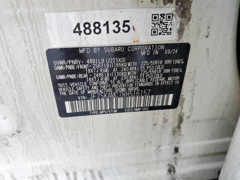 2024 SUBARU FORESTER T JF2SKAMC7RH516157