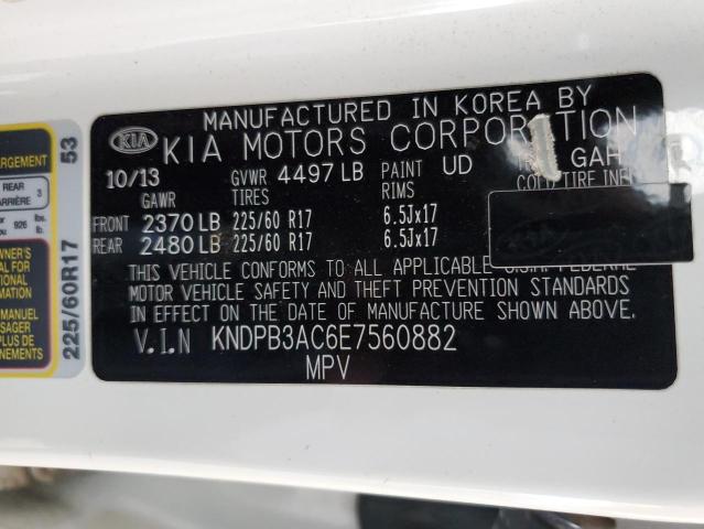 2014 KIA SPORTAGE B - KNDPB3AC6E7560882