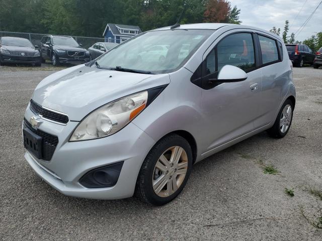 CHEV SPARK 1LT 2014 silver hatchbac gas KL8CD6S92EC563808 photo #3