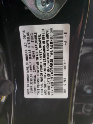 2016 HONDA CIVIC EX - 19XFC2F7XGE065845