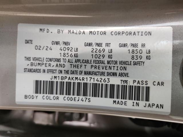 2024 MAZDA 3 SELECT S JM1BPAKM4R1714263