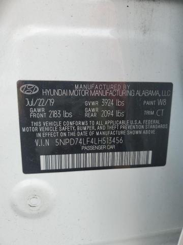 2020 HYUNDAI ELANTRA SE 5NPD74LF4LH513456