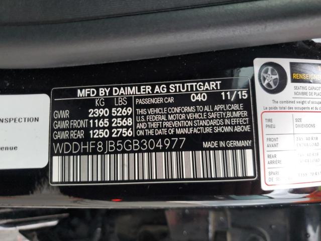 2016 MERCEDES-BENZ E 350 4MAT WDDHF8JB5GB304977