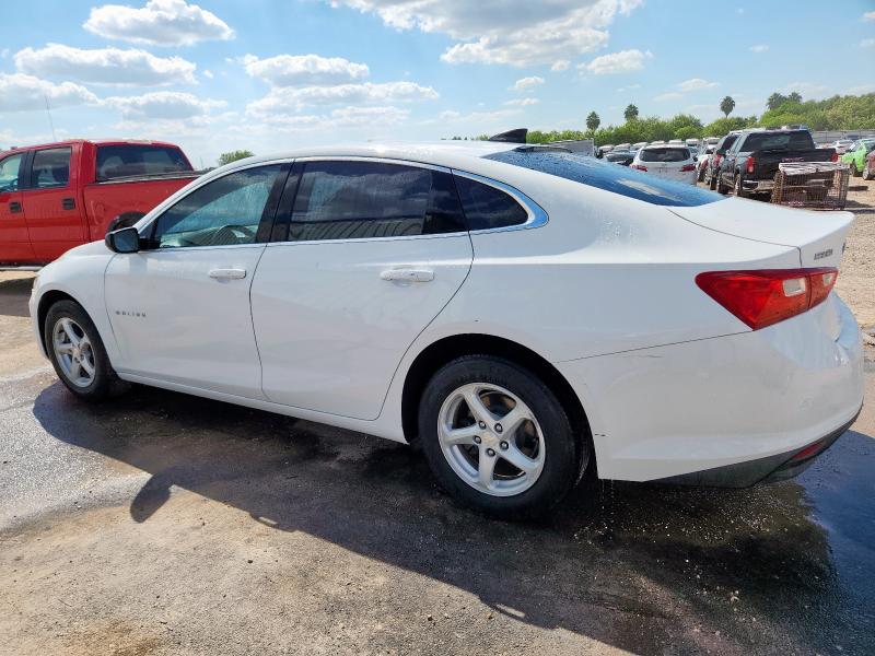 CHEVROLET MALIBU LS 2017 white sedan 4d gas 1G1ZB5ST7HF226401 photo #3