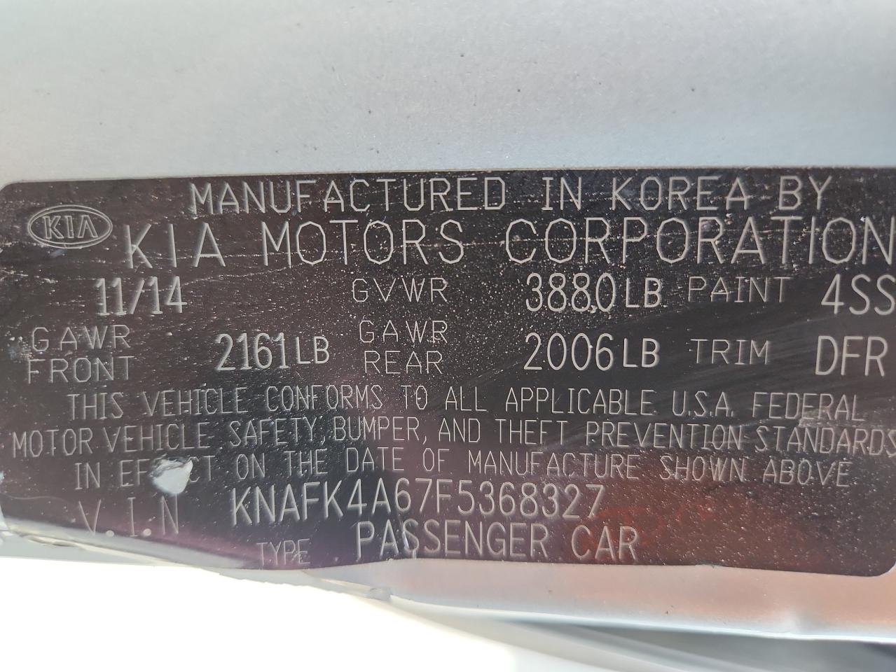 KIA FORTE LX