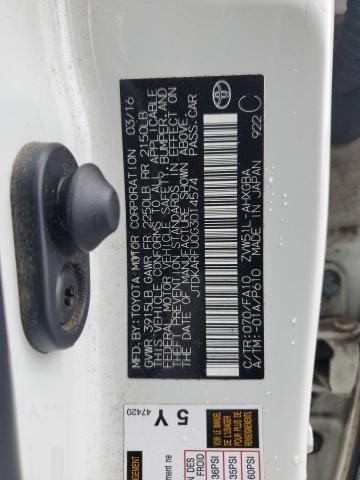 2016 TOYOTA PRIUS JTDKARFU0G3014574