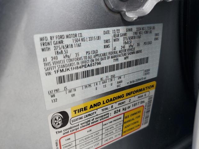 2023 FORD EXPEDITION 1FMJK1H84PEA03796