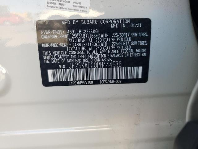 2023 SUBARU FORESTER P JF2SKAEC0PH444536