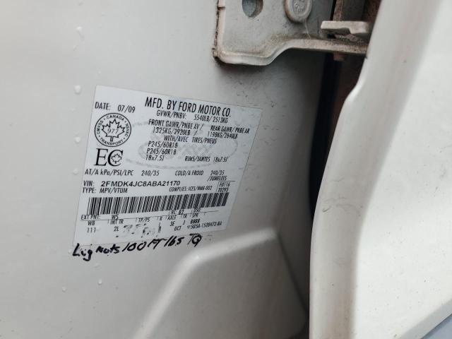 2010 FORD EDGE SEL - 2FMDK4JC8ABA21170