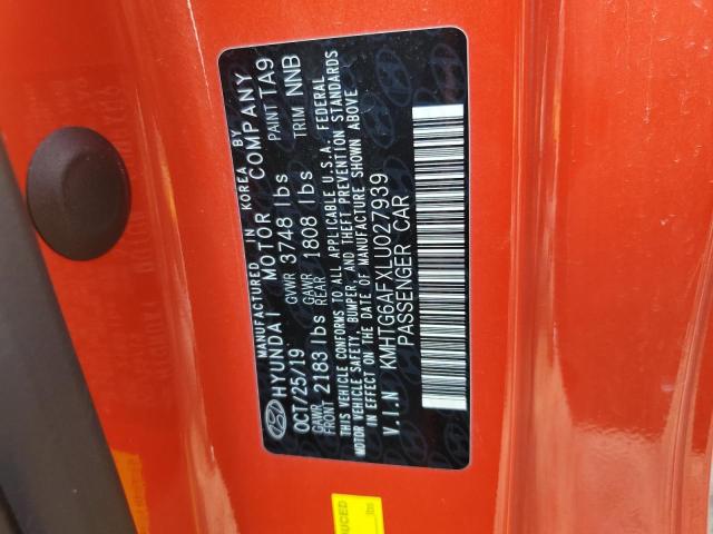 2020 HYUNDAI VELOSTER B KMHTG6AFXLU027939