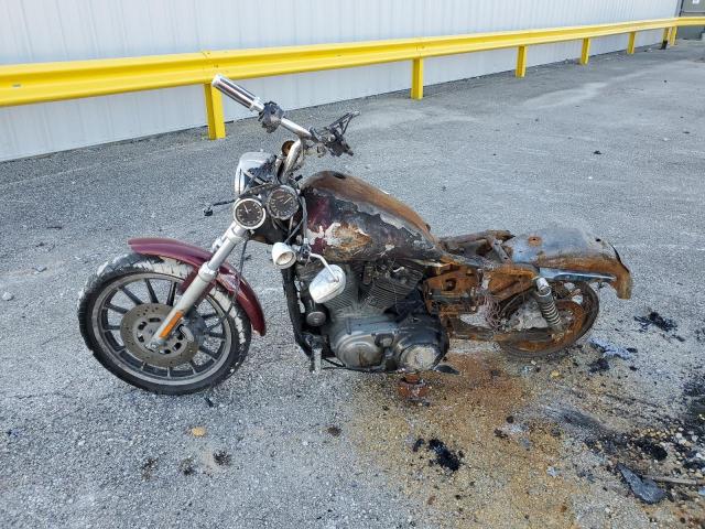 HARLEY-DAVIDSON XL883 2002 burgundy  gas 1HD4CAM142K134985 photo #4
