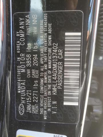 2021 HYUNDAI ELANTRA SE KMHLL4AGXMU137402