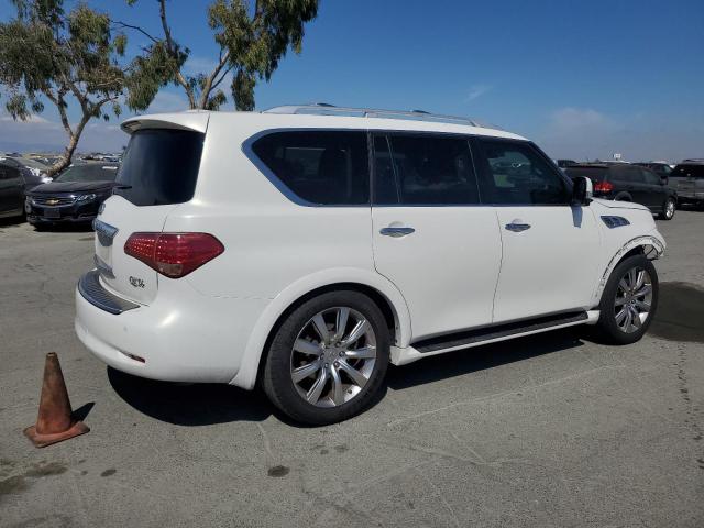 INFINITI QX56 2012 white  gas JN8AZ2ND1C9715424 photo #4