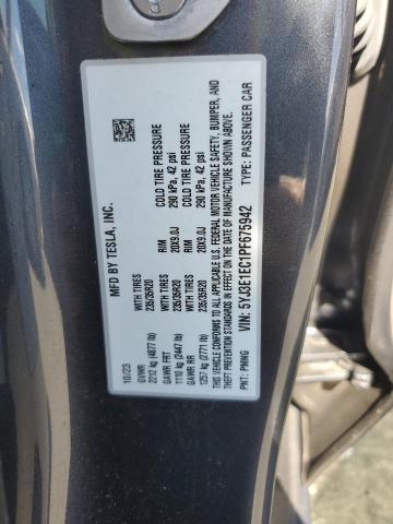 2023 TESLA MODEL 3 5YJ3E1EC1PF675942