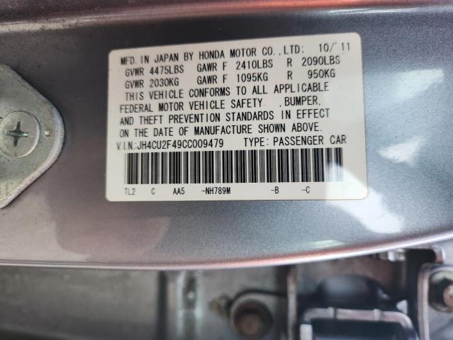 2012 ACURA TSX - JH4CU2F49CC009479
