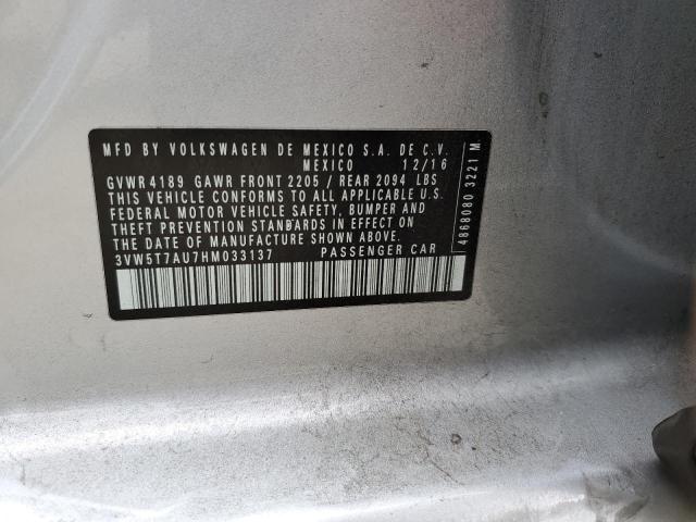 2017 VOLKSWAGEN GTI S 3VW5T7AU7HM033137