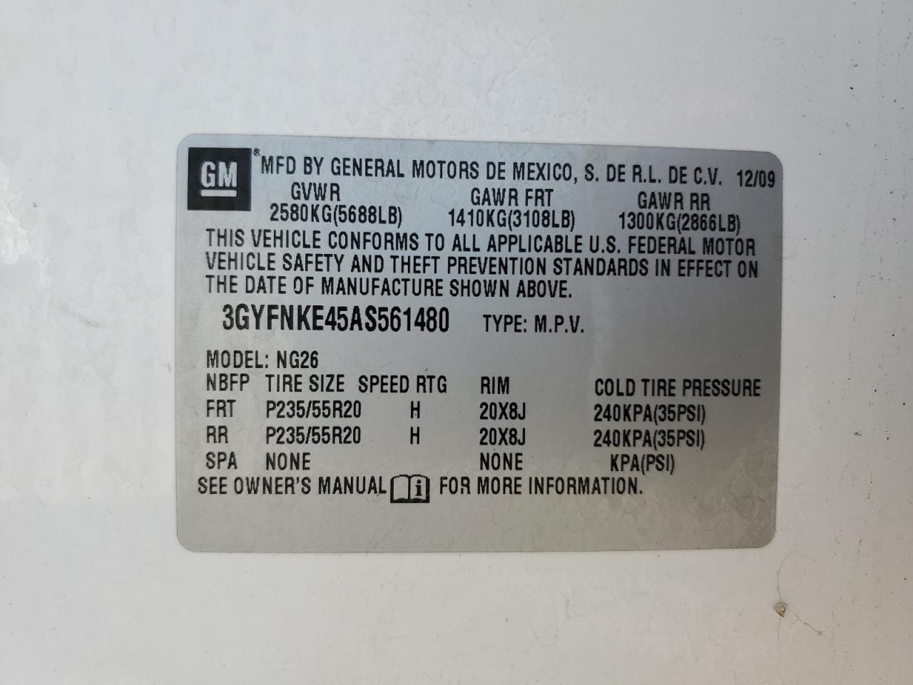 CADILLAC SRX PREMIUM COLLECTION