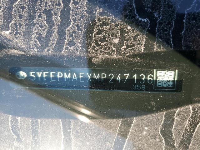 2021 TOYOTA COROLLA LE - 5YFEPMAEXMP247136