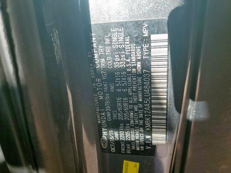 2020 HYUNDAI KONA SE KM8K12AA5LU484037