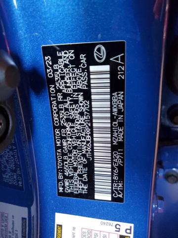 2023 LEXUS UX 250H BA JTHX6JBHXP2157702